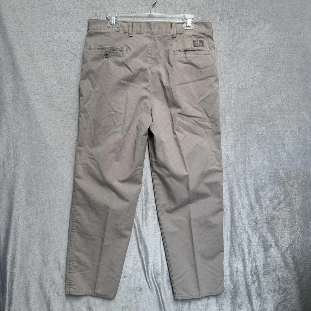 Levis Officer Corps Pants Mens 36x28 Gray Pleated Chino Relaxed Fit‎ Cotton USA